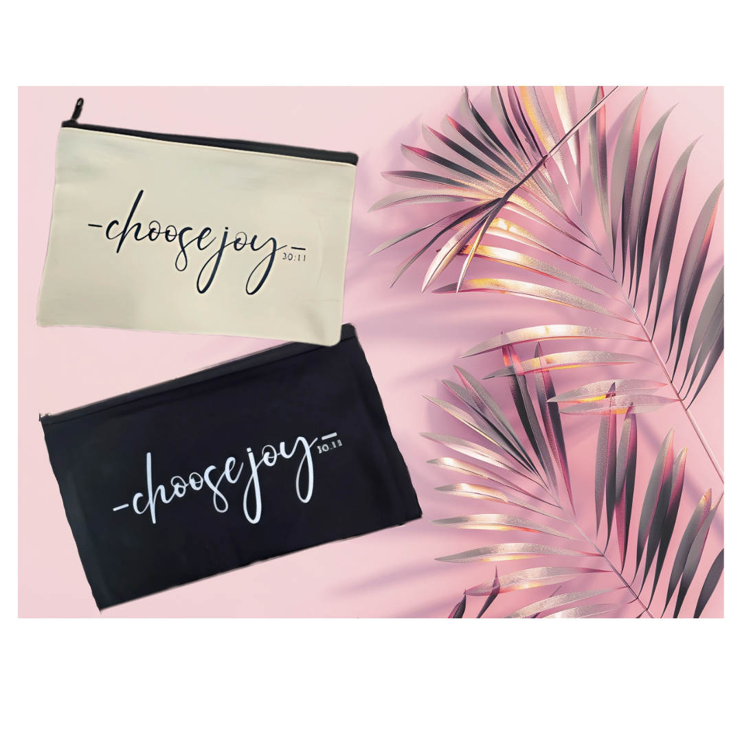 Choose Joy Cosmetic Pouch