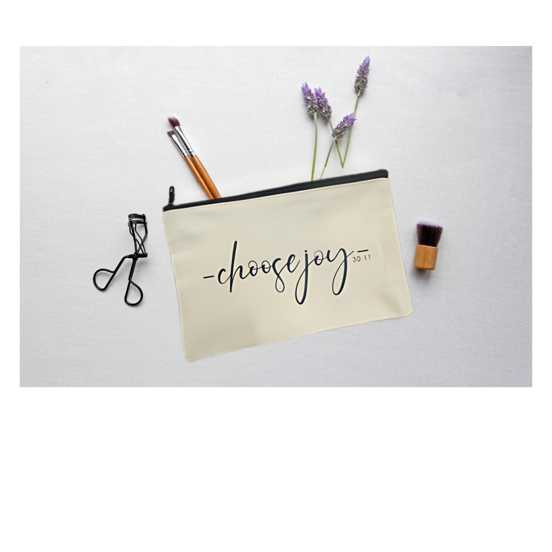 Choose Joy Cosmetic Pouch