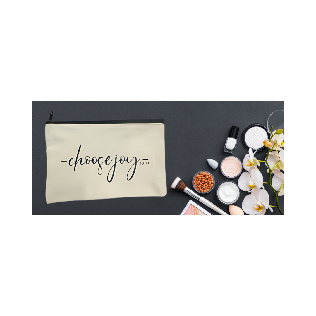 Choose Joy Cosmetic Pouch