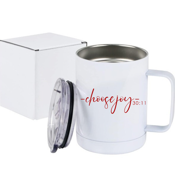 Choose Joy Insulated Coffee Cup