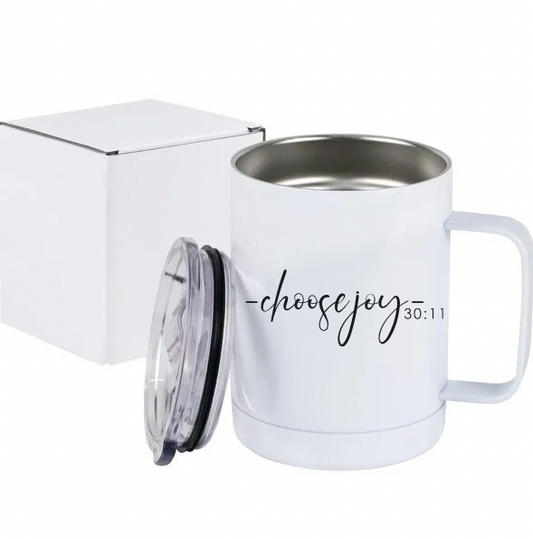 Choose Joy Insulated Coffee Cup